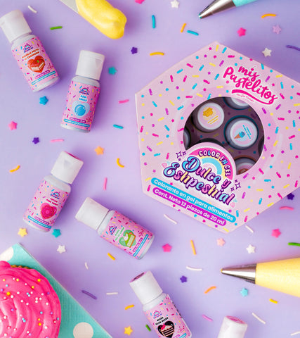 Kit de Colorantes Comestibles en Gel Dulce y Eshpeshial