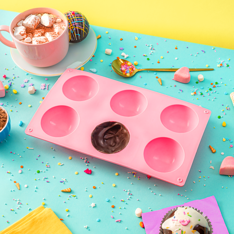 Molde de Silicón Media Esfera