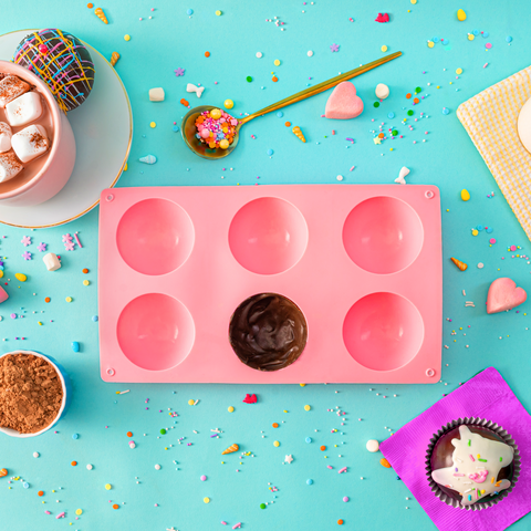 Molde de Silicón Media Esfera