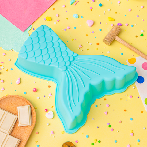 Molde de Silicón Cola de Sirena