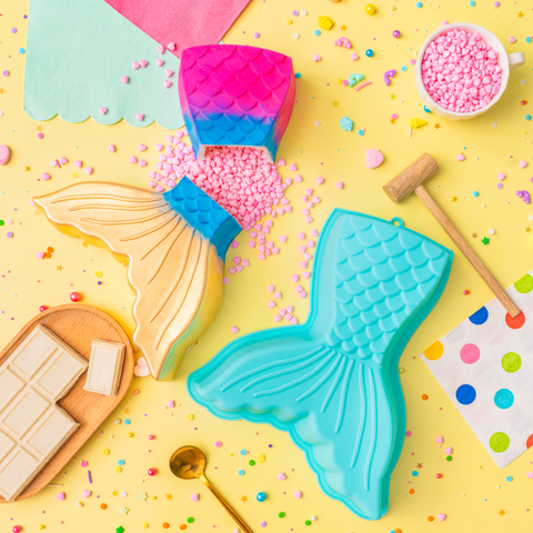 Molde de Silicón Cola de Sirena