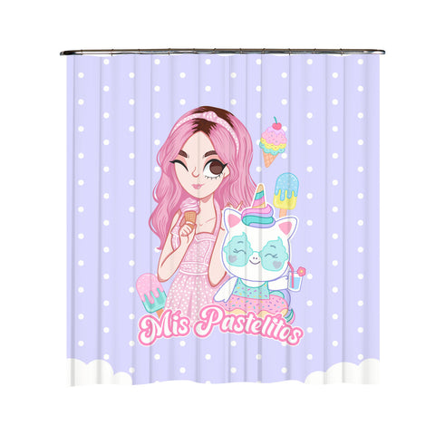 Cortina de Baño Mis Pastelitos
