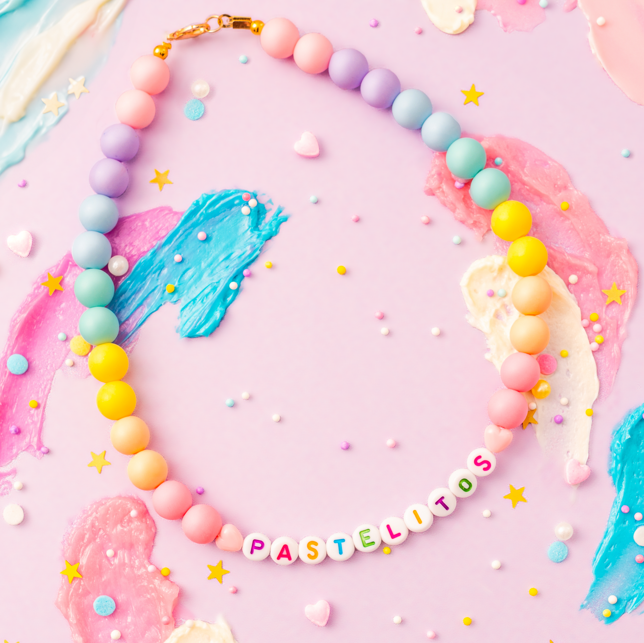 Collar Pastelitos (Letras)