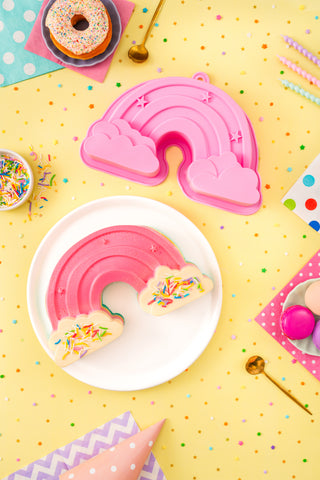 Molde de Silicón Arcoíris Nubes