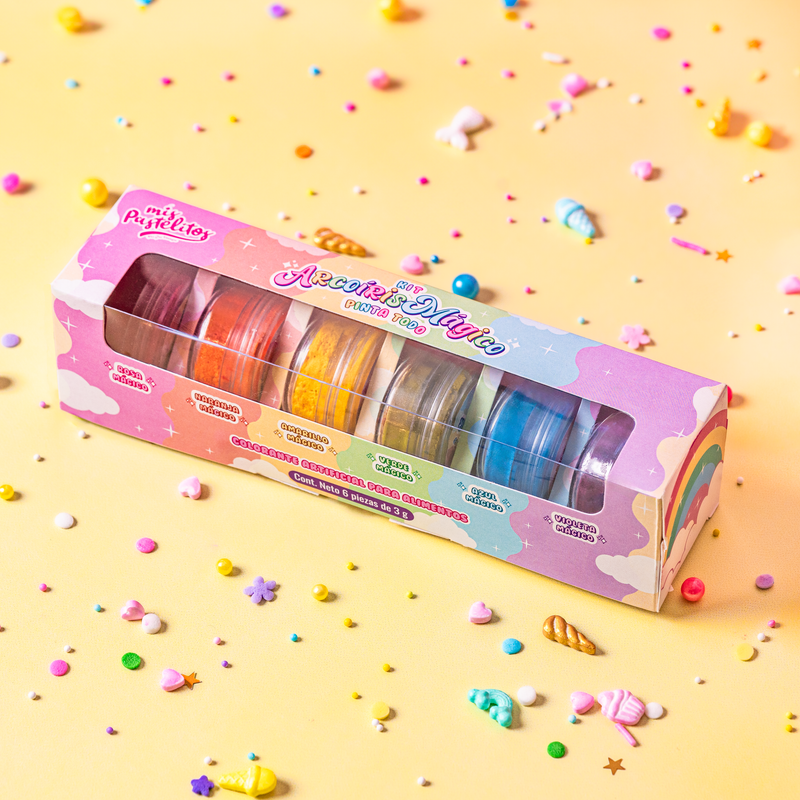 Kit de matizadores en polvo (Gama arcoíris)