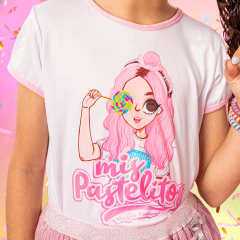 Playera Lollypop Mis Pastelitos
