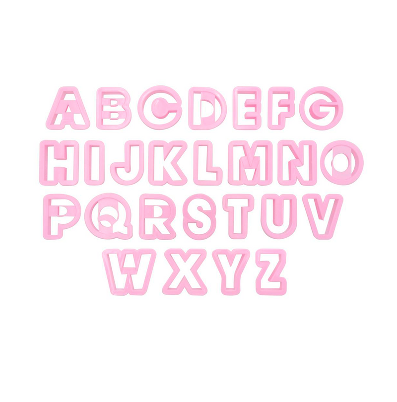 Cortadores Abecedario Mayúsculas 26 pcs