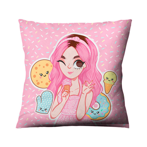 Cojín Mis Pastelitos Ice Cream cuadrado