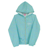 Chamarra Rompevientos con Capucha Color Menta